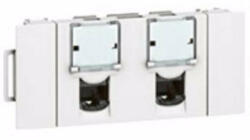 Legrand LCS2 Cat. 6 FTP 2xRJ45 Program Mosaic aljzat DLP csatornához (076546) (076546)