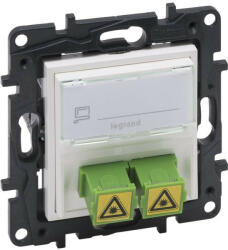 Legrand Niloé Step SC/APC optikai aljzat fehér - 863171 (863171)