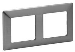 Legrand 754152 Valena Life 2-es keret, tetszőleges inox dekor (754152)