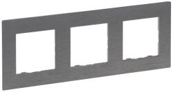 Legrand Niloé Step csiszolt szürke keret 3-as (863993) (863993)