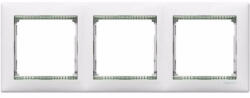 Legrand Valena 3-as keret, vízszintes kristály - 774463 (774463)