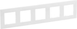 Legrand Niloé Step 5-ös keret, fehér - 863195 (863195)