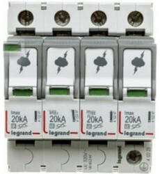 Legrand 412223 túlfeszültség-levezető T2 20KA 4P (412223) - lumenet