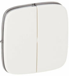 Legrand 755025 Valena Allure kettős kapcsoló burkolat, fehér (755025)