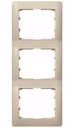 Legrand 771407 Galea Life 3-as keret függőleges, titánium (771407)