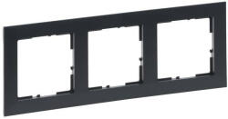 Legrand 721553 Suno 3-as keret, sötét szürke (721553)