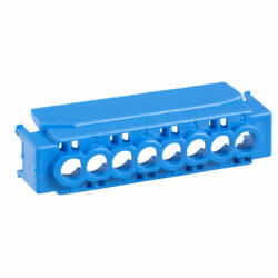 Schneider Electric Kaedra kék fedél 4/8 furatos csatlakozóblokk (nulla-föld sín) 13586 Schneider (13586) - lumenet