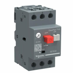 Schneider Electric Schneider motorvédő kapcsoló 4-6, 3A, nyomóbillentyűs, csavaros csatlakozás Easy TVS (GZ1E10) (GZ1E10)