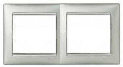 Legrand 770352 Valena alumínium / ezüst, 2-es vízszintes keret (770352)
