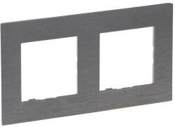 Legrand Niloé Step csiszolt szürke keret 2-es (863992) (863992)