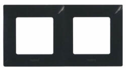 Legrand 397052 Niloé 2-es keret, onyx fekete (397052)