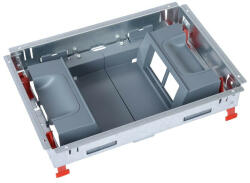 Legrand Standard 8 (2x4) modulos, vertikális, állítható magasságú standard padlódoboz, Mosaic-kal szerelvényezhető - 88023 (088023)