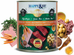 Happy&Fit Superior Fresh Boar with carrots & potatoes 24x800 g