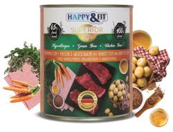 Happy&Fit Superior Fresh Boar with carrots & potatoes 800 g