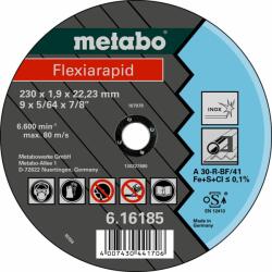 Metabo Flexiarapid Vágótárcsa 125 x 1, 6 x 22, 23 INOX, TF 41 616182000 (616182000)