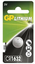 GP Batteries Baterie litiu, buton, buton, CR1632, 3V, GP, blister, 1 pachet Baterii de unica folosinta