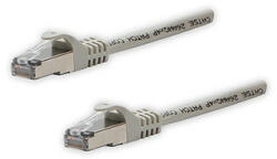 Neutralle Cablu LAN de rețea FTP patchcord, Cat. 5e, RJ45 tată - RJ45 tată, 5 m, ecranat, gri, cupru pur, economic
