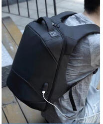 Neutralle Laptop hátizsák 15, 6", NB007, fekete, poliészter/polietilén/nylon, nem könnyű kirabolni