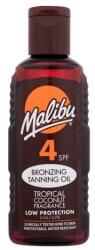 Malibu Bronzing Tanning Oil SPF4 vízálló bronzosító napolaj kókuszillattal 100 ml