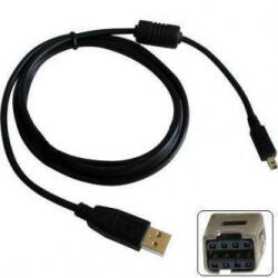  Cablu USB cu logo (2.0), USB A tată - 8-pini tată, 26726, 1, 8 m, negru, MINOLTA