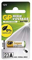 GP Batteries Alkáli elem, 23A, 23AF, V23GA, MN21, 12V, GP, buborékcsomagolás, 1 db, 1 db