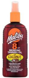 Malibu Bronzing Tanning Oil Coconut SPF8 kókuszillatú napolaj spray 200 ml