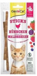 GimCat Sticks Chicken&Wild Berries 3 buc. Batoane pentru pisici cu pui si fructe de padure