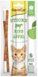 GimCat Sticks Beef&Apple Recompense pisici adulte, cu vita si mar 3 buc