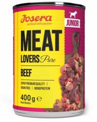 Josera Meat Lovers Junior Pure hrana cu vita pentru caini junior 400g