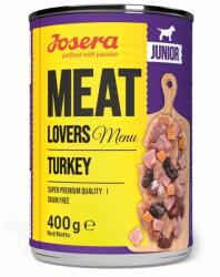 Josera Meat Lovers Junior Menu hrana umeda catei, din curcan 400g