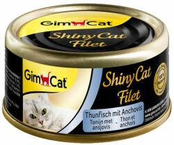 GimCat Shiny Cat Filet Tuna&Anchovy 70g Hrana pisica, cu ton si ansoa in sos