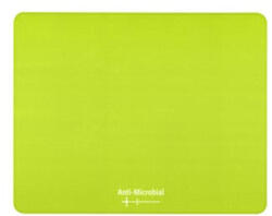 Logo egérpad Polipropilén, zöld, antimikrobiális