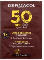 Dermacol Sun Milk SPF50 vízálló naptej 2x15 ml