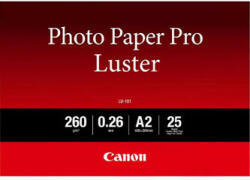 Canon LU-101 Photo Paper Pro Luster, LU-101, fotópapír, fényes, 6211B026, fehér, A2, 16.54x23.39", 260 g/m2, 25 db, tintasugaras papír
