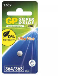 GP Batteries Óraelem, gombelem, 364F, SR60, SR621, V364, 1, 55V, GP, buborékcsomagolás, 1 db-os kiszerelés