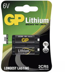 GP Batteries Lítium akkumulátor, 2CR5, 2CR5, 6V, GP, buborékcsomagolás, 1 csomag