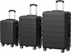 AlzaGuard Traveler Suitcase, 3db - fekete (AGD-TSES003B)