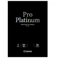 Canon PT-101 fotópapír PRO Platinum, PT-101, fotópapír, mikroporózus felület, fényes, 2768B067, fehér, A2, 16.54x23.39", 300 db