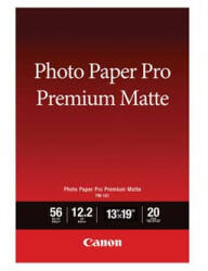 Canon fotópapír prémium matt, PM-101, fotópapír, matt, 8657B007, fehér, A3 , 13x19", 210 g/m2, 20 db, tintasugaras fotópapír