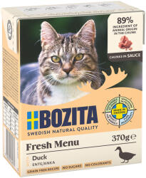 Bozita 6x370g Bozita falatok kacsa szószban nedves macskatáp
