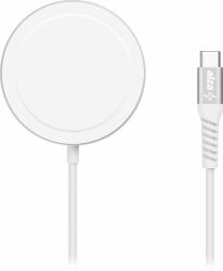 AlzaPower WAC100S Wireless Charger for MagSafe - ezüst (APW-CCWAC100S)