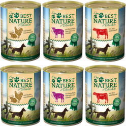 Best Nature 6x400g Best Nature Dog Adult nedves kutyatáp Vegyes csomag (3 változattal)