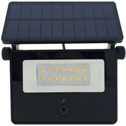 Baterie Centrum LED Napelemes kültéri reflektor érzékelővel LED/5W/3, 7V 4200K IP44 BC0556 (BC0556)