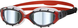 Zoggs Predator Flex Titanium úszószemüveg, fekete-piros-titanium