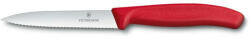 Victorinox Swiss Classic hámozókés, recézett pengével (10 cm) piros (6_7731)