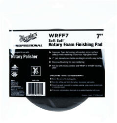 Meguiar's Soft Buff Rotary Foam Finishing Disc 7" befejező és viaszoló polírozó korong 175 mm