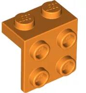 LEGO® 44728c4 - LEGO narancssárga fordító lap 1 x 2 és 2 x 2 méretű (44728c4)
