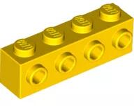 LEGO® 30414c3 - LEGO sárga kocka 1 x 4 méretű oldalán 4 bütyökkel (30414c3)