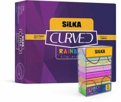 Silka Radír, kerekített szélű, 8 db-os készletben, pasztell színekben, (SLK-SG.51)
