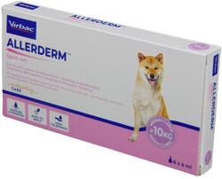 Virbac Allerderm Spot-On 10 kg feletti kutyák és macskák számára 6 x 4 ml - csui